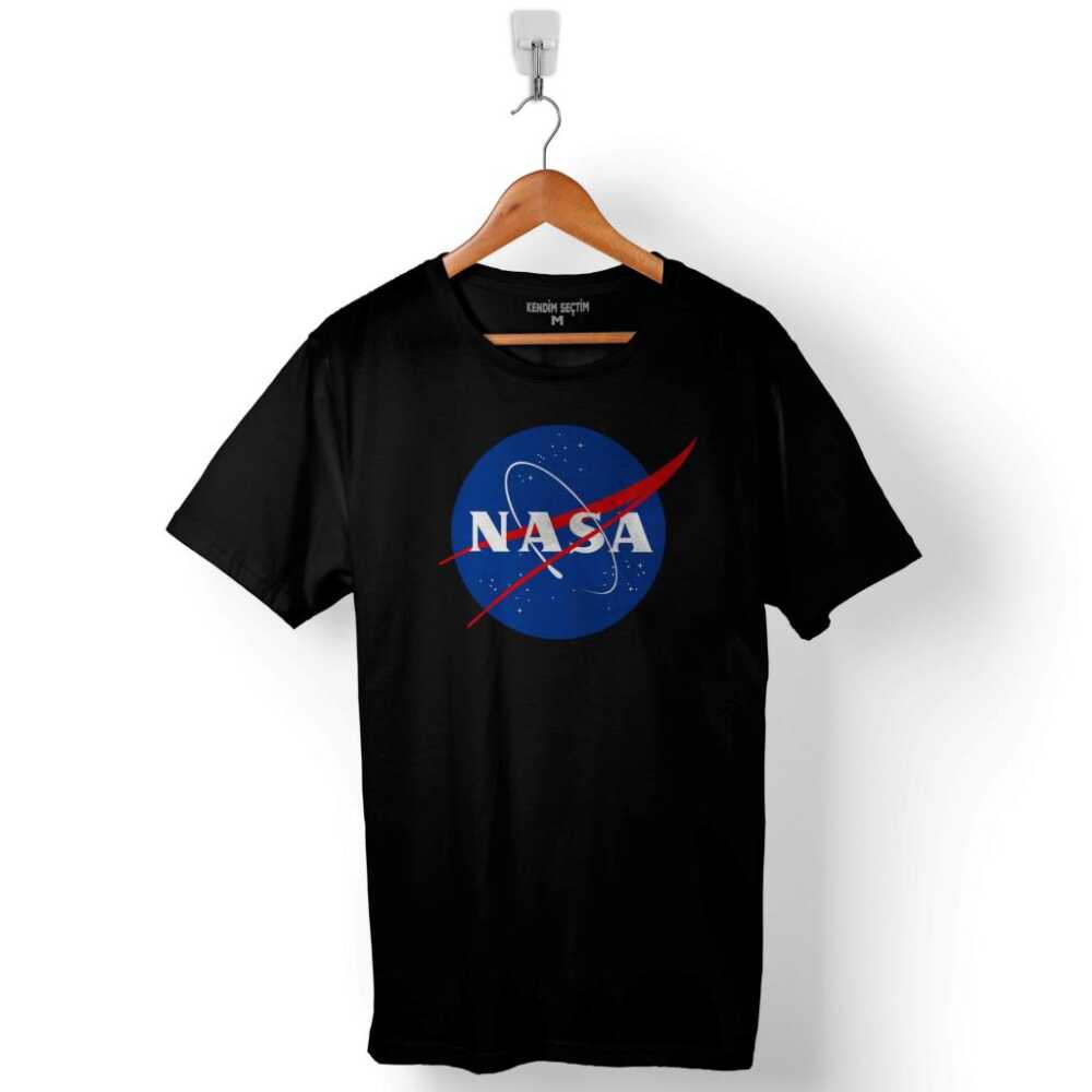 Nasa Uzay Ajansı Cosmos Logo Baskılı Tişört Unisex