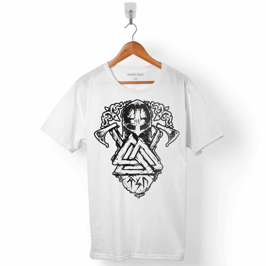 Nordic Mais Vikings Vikingler Ragnar Erkek Tişört