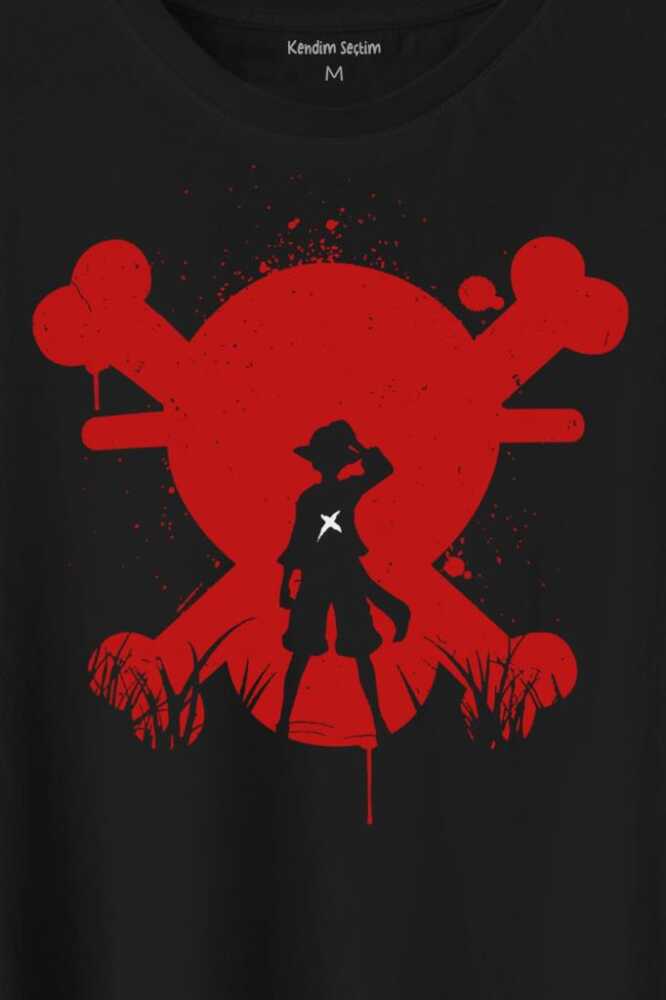 One Piece Anime Dizi Japanese Urban Wear Street Culture Baskılı Tişört Unisex T-Shirt - 2