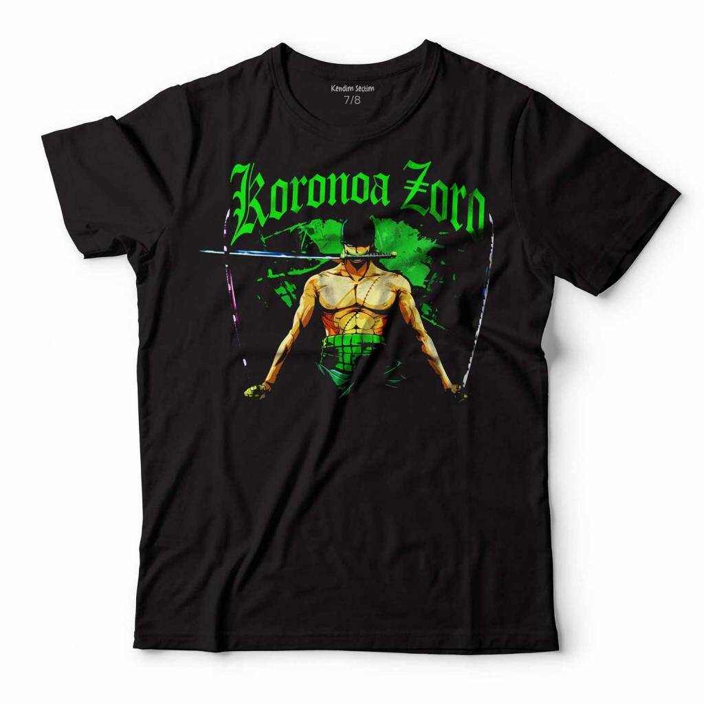 One Piece Zoro Roronoa Logo Çocuk Tişört