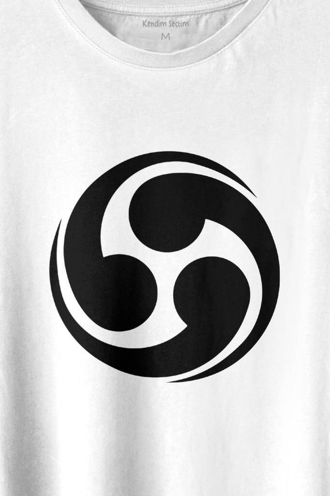 Orochimaru Rajin Logo Sasuke Uchiha Symbol Baskılı Tişört Unisex T-shirt (1)