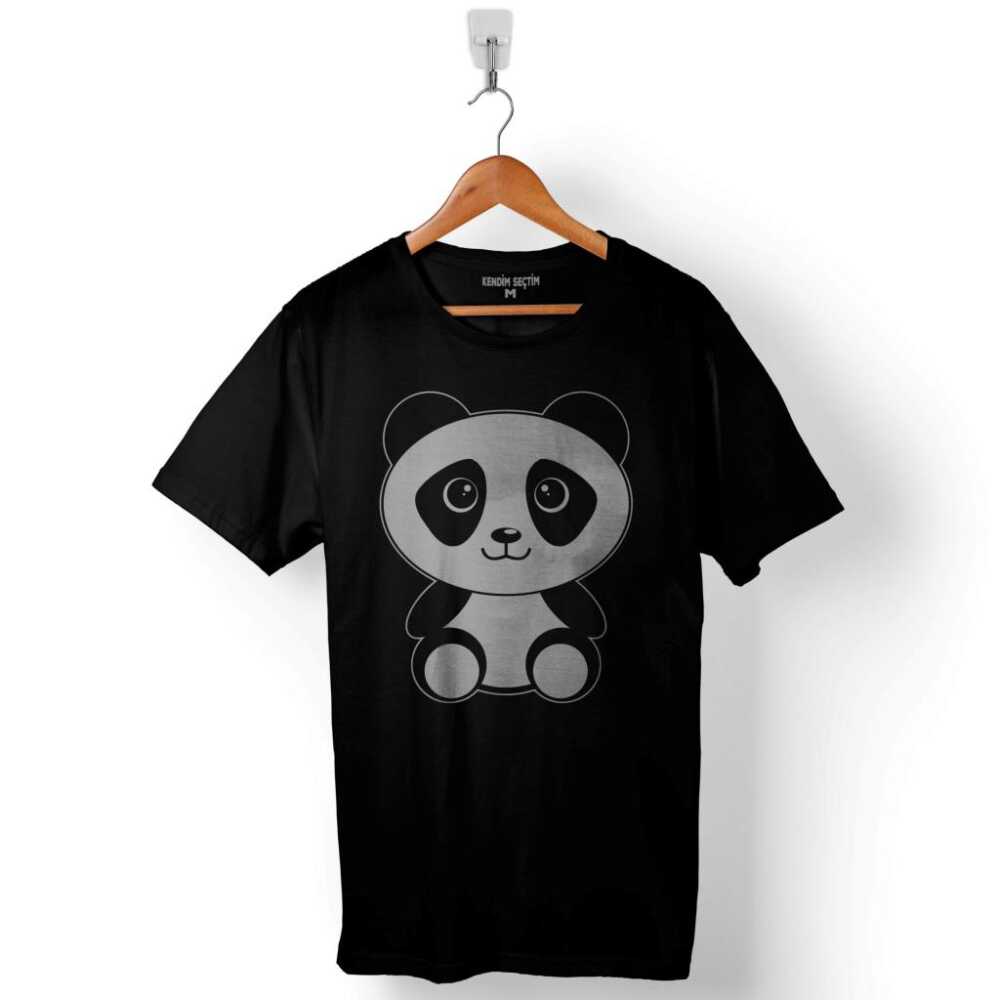 Panda Aşkı Bear Heart Love Kalp Romantik Ayı Baskılı Tişört Unisex