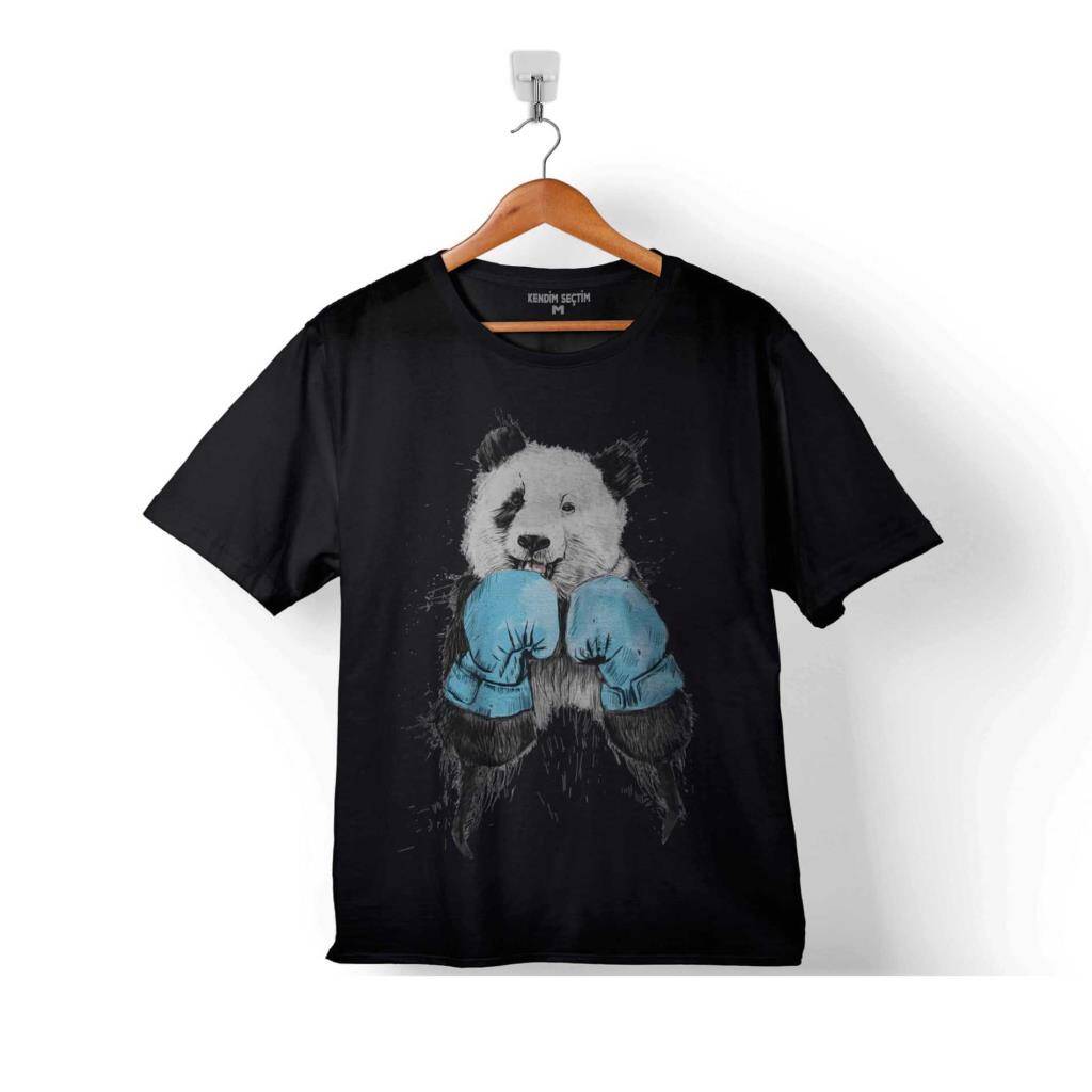 PANDA BEAR FIGHT AYI BOKS BOXER ÇOCUK TİŞÖRT - 1
