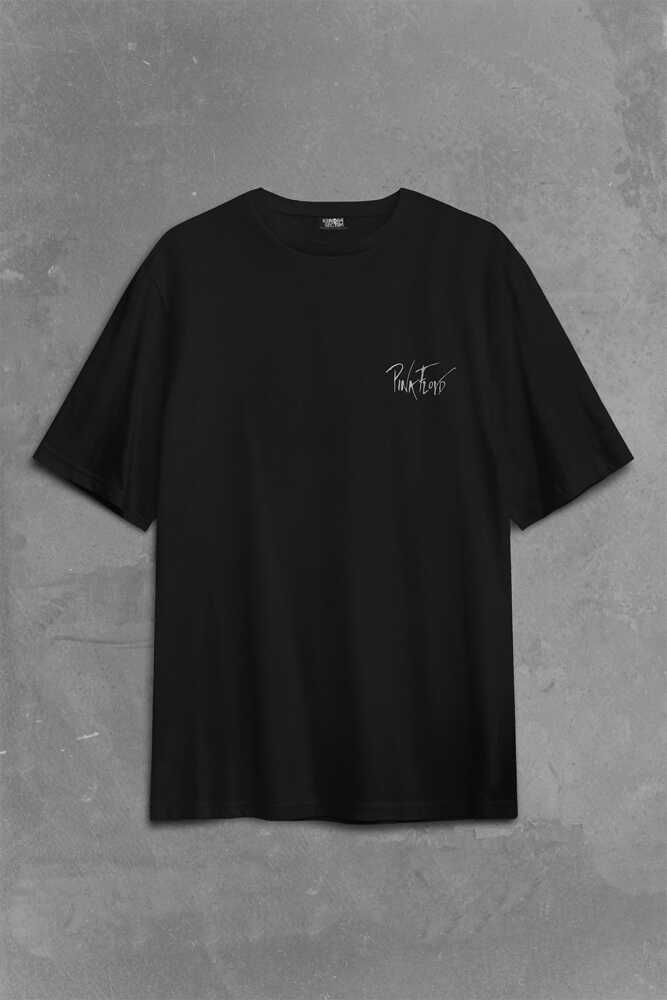 Pink Floyd Carnegıe Hall Dark Side Of The Moon Sırt Ön Baskılı Oversize Tişört Unisex T-Shirt (1)