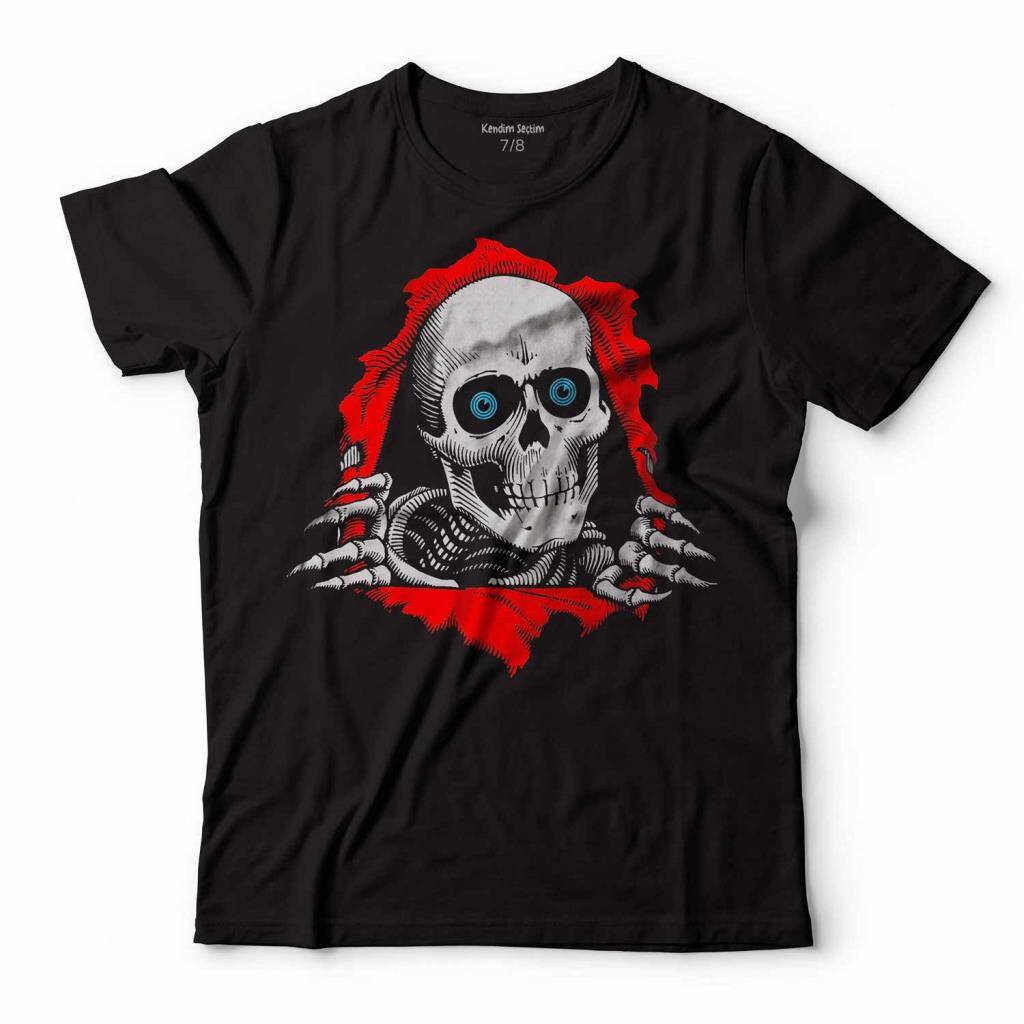 Powell Peralta Skull Kuru Kafa Skeleton Mavi Göz Çocuk Tişört
