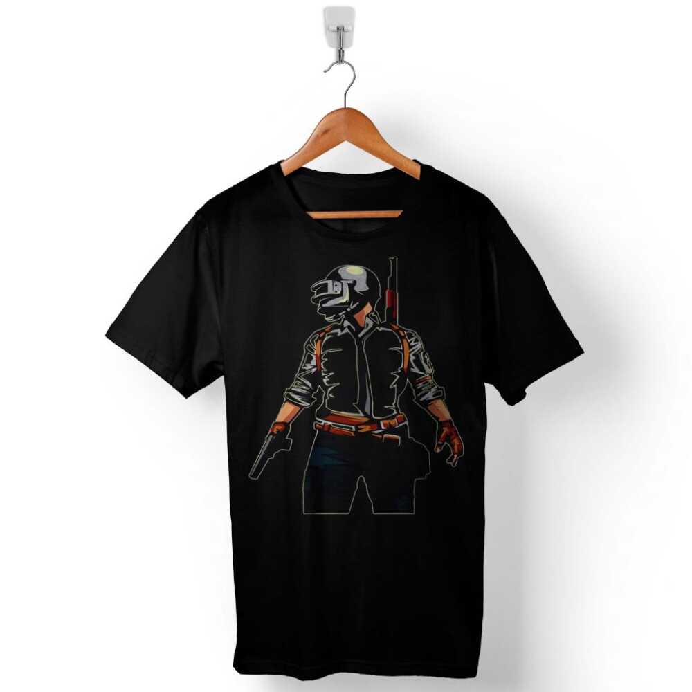PUBG Playerunknown's Battlegrounds Logo Baskılı Tişört Unisex