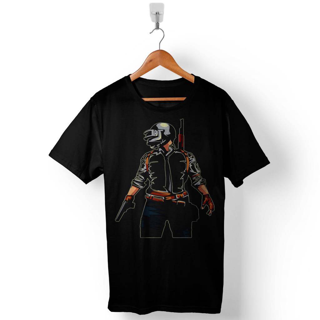 PUBG Playerunknown's Battlegrounds Logo Baskılı Tişört Unisex