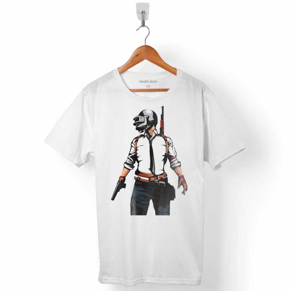 PUBG Playerunknown's Battlegrounds Logo Erkek Tişört