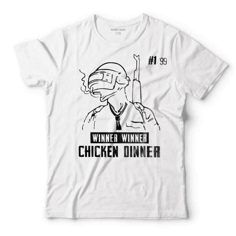 PUBG Pub G Winner Chicken Dinner Çocuk Tişört