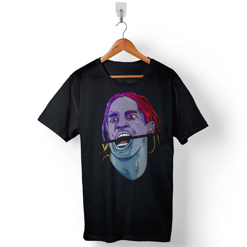 Rap Hip Hop Sokak Travis Jacques Webster Pop Art Portre Baskılı Tişört Unisex