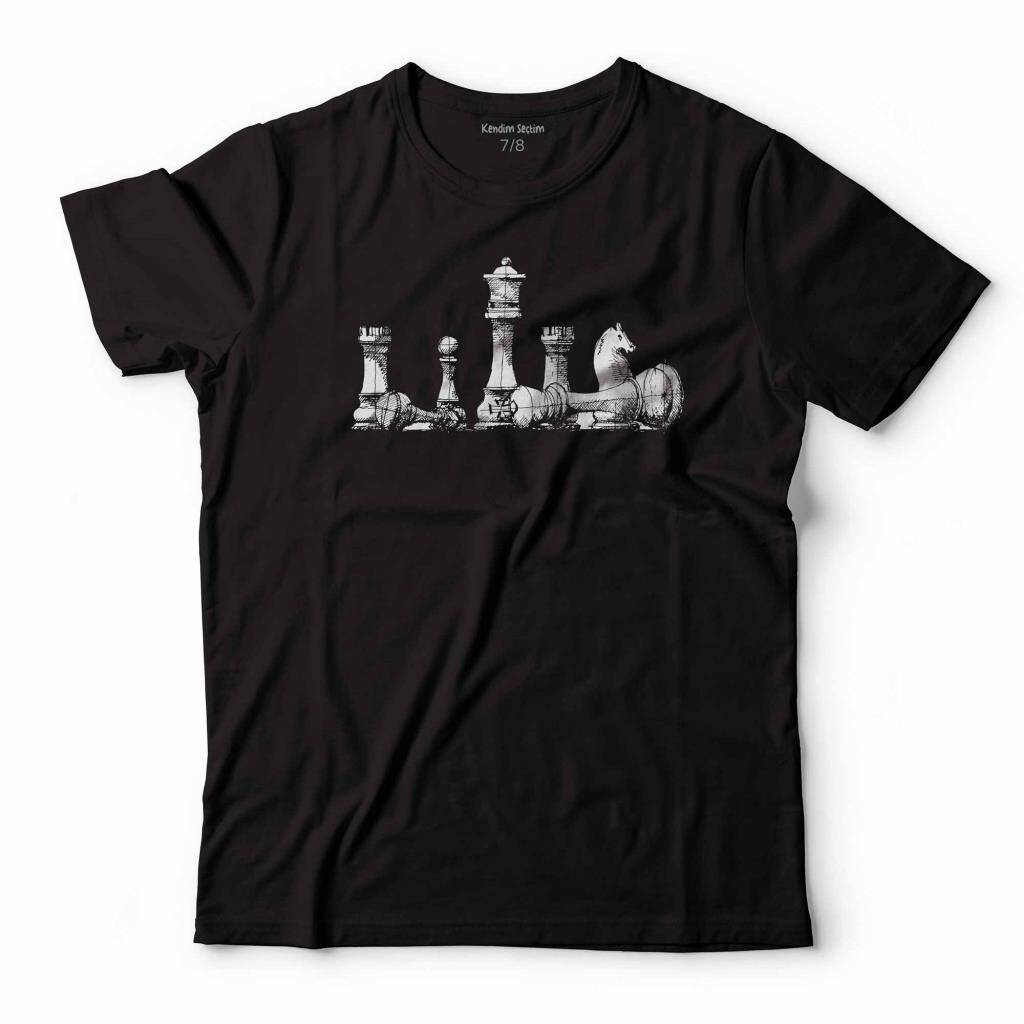 Satranç Chess Kale Vezir At Çocuk Tişört