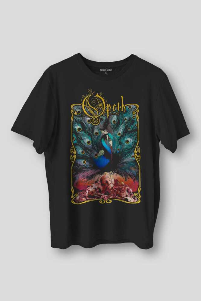 Opeth Metal Music Baskılı Siyah Regular Fit Tişört