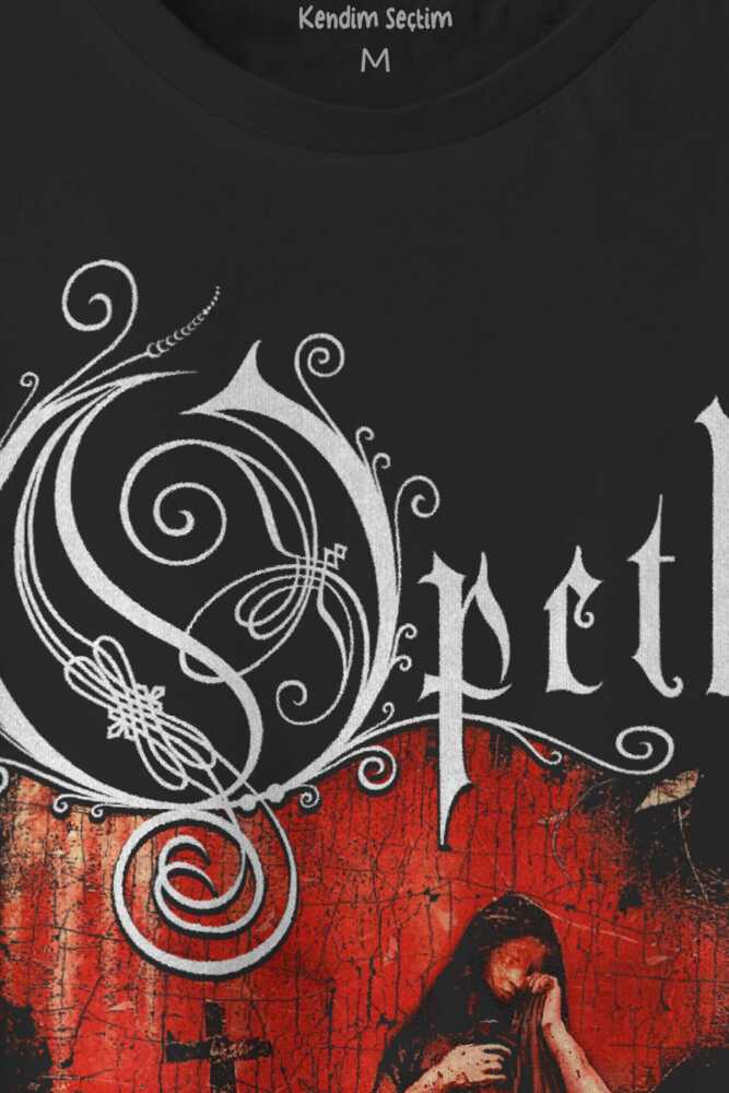 Siyah T-shirt Still Life Opeth Metal Music Unisex Regular Fit Tişört (1)