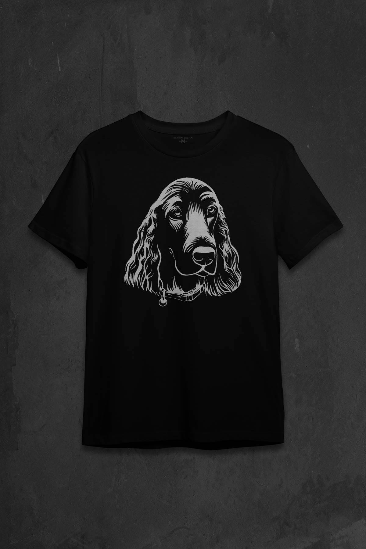 Spanyel Köpeği Spaniel Dog Baskılı Tişört Unisex - 1