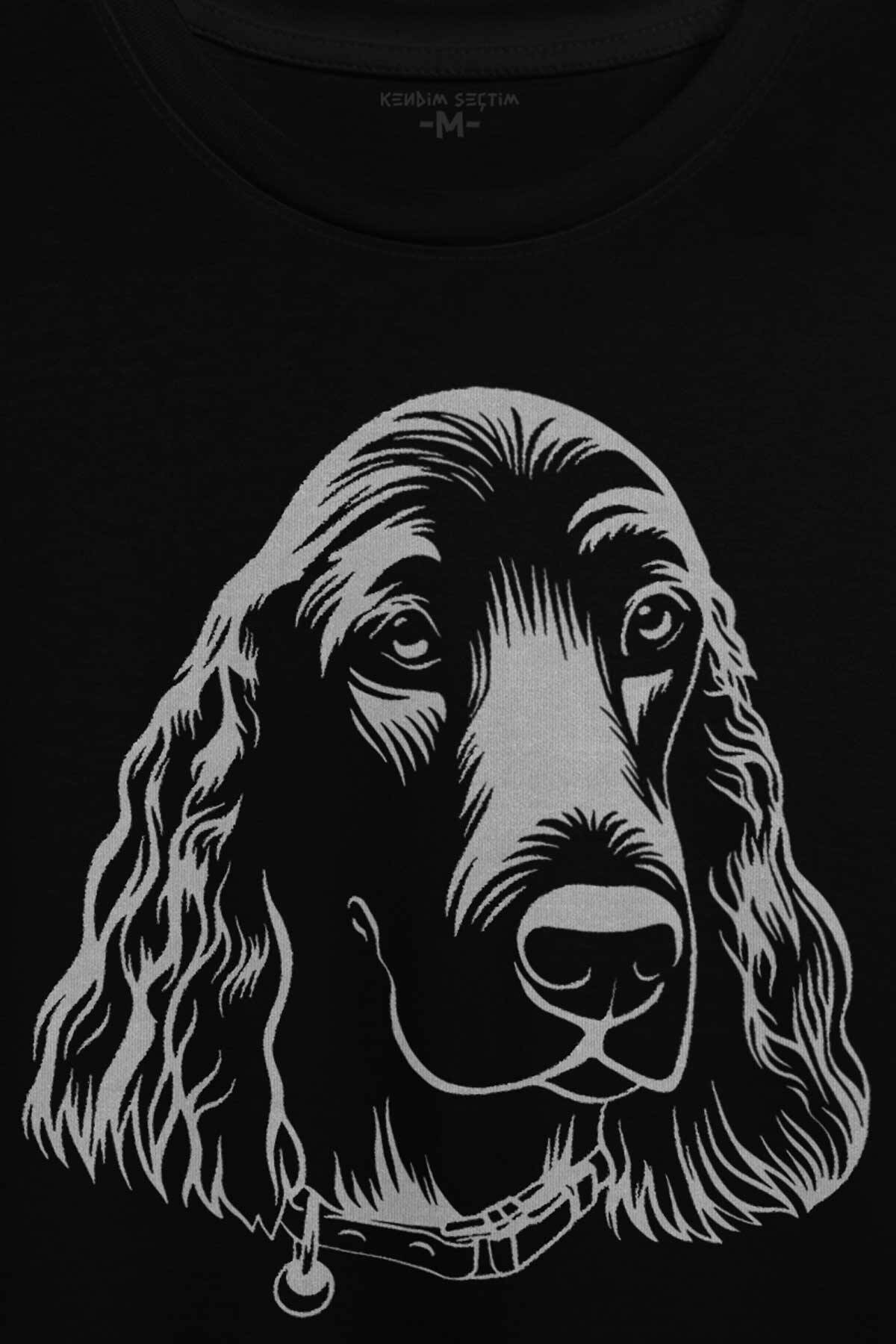 Spanyel Köpeği Spaniel Dog Baskılı Tişört Unisex - 2