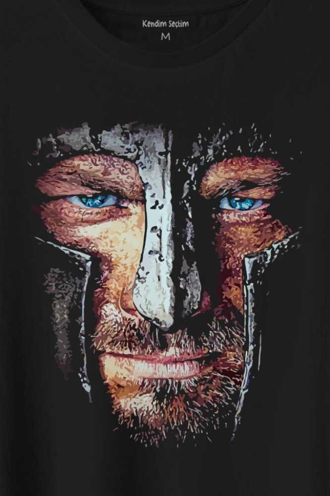 Spartacus The Trakyalı Andy Whitfield Baskılı Siyah Tişört Unisex (1)