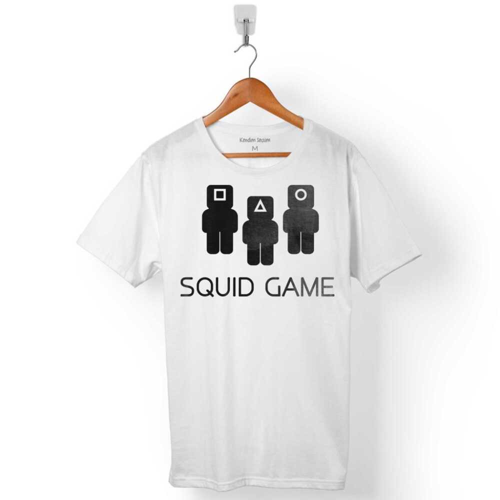 Squid Game Kırmızı Yeşil Işık Red Green Light Erkek Tişört