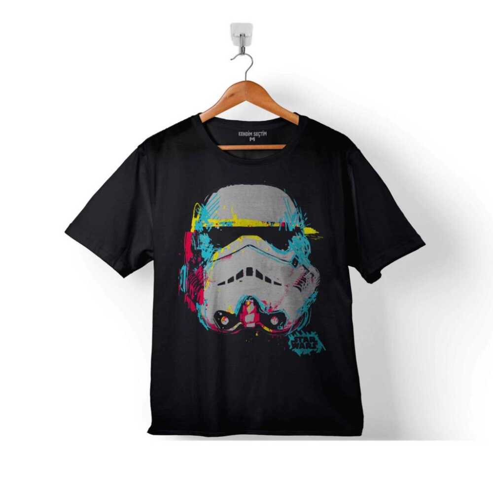 Star Wars Fresh Drawing Darth Vader Çocuk Tişört Siyah