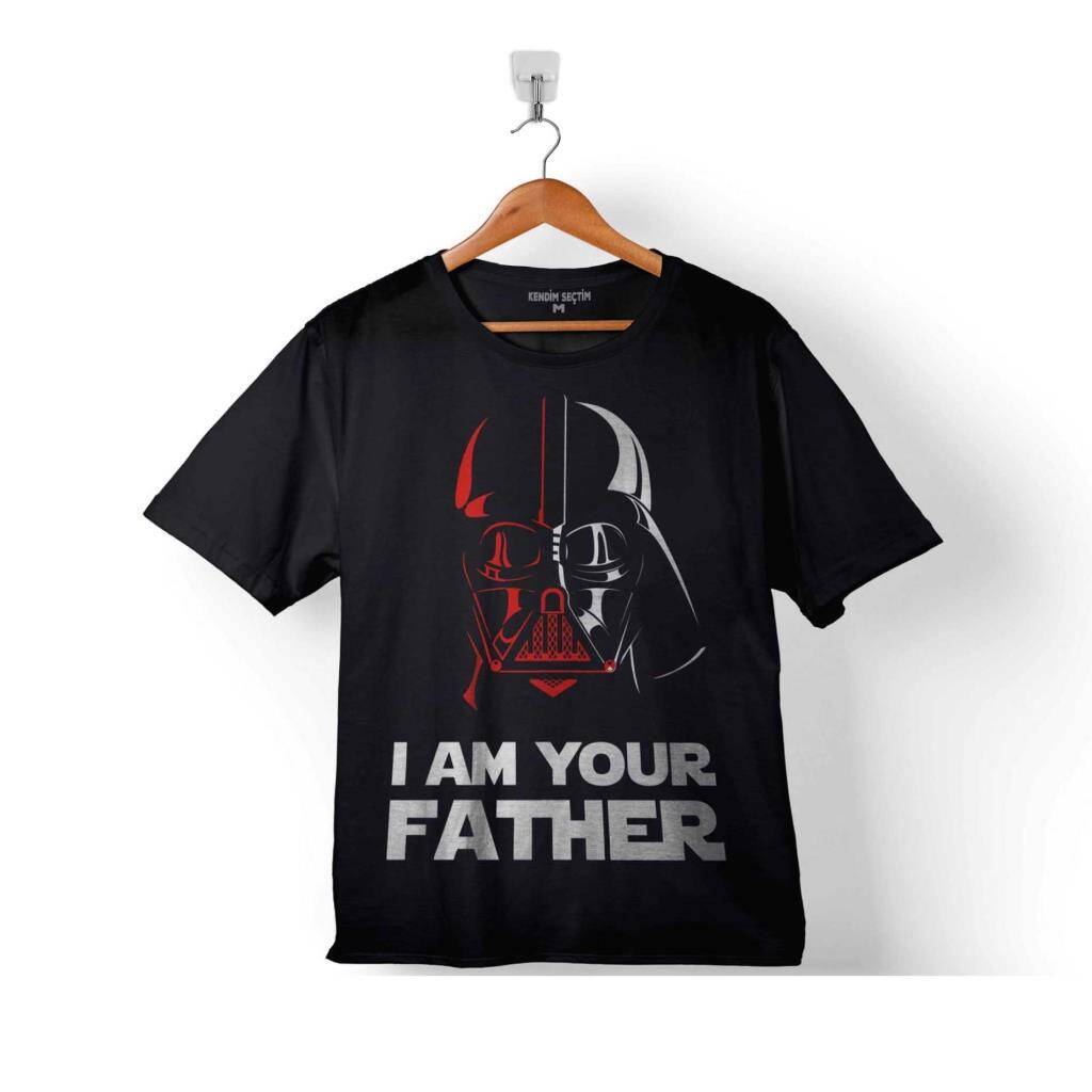 Star Wars I Am Your Father Ben Senin Babanım Çocuk Tişört Siyah