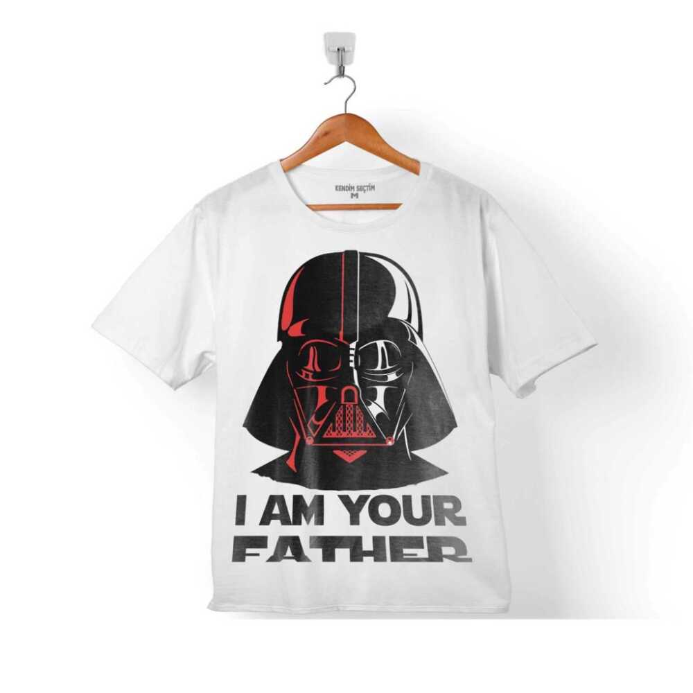 Star Wars I Am Your Father Ben Senin Babanım Çocuk Tişört Beyaz