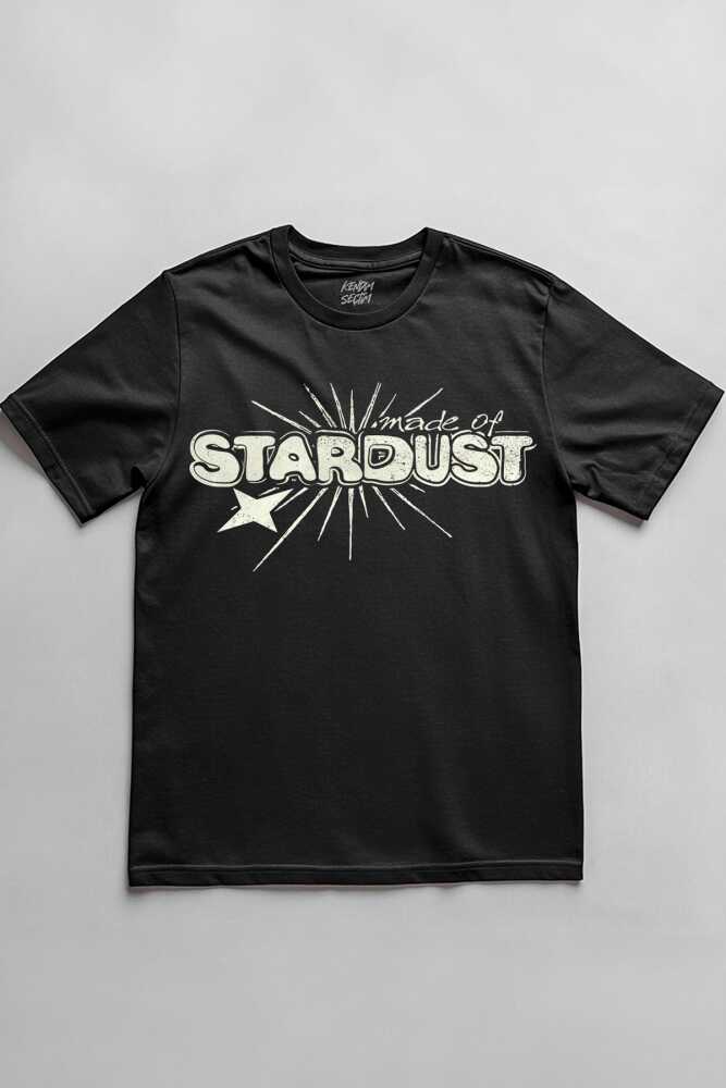 Stardust Yıldız Tozu Y2K Streetwear 90s Doksanlar Vintage Retro Baskılı Tişört Unisex