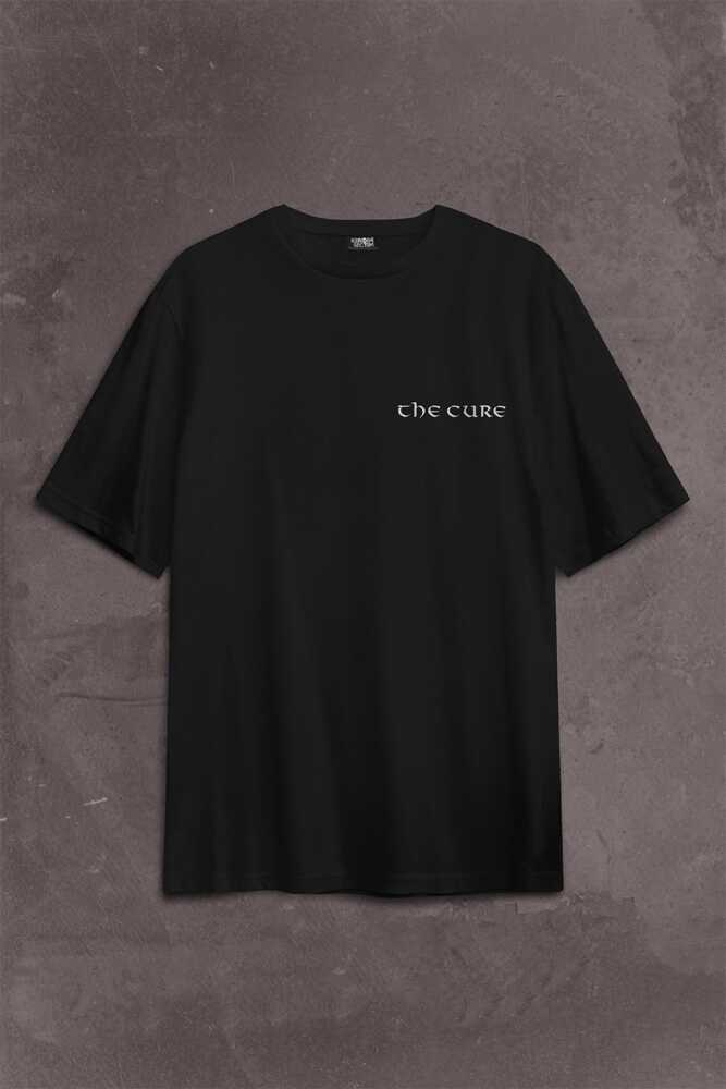 The Cure Lovesong Love Song Rock Music Band Sırt Ön Baskılı Oversize Tişört Unisex T-Shirt (1)