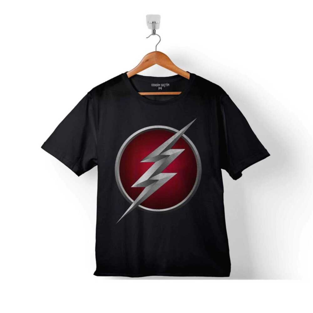 The Flash Logo Çocuk Tişört Siyah