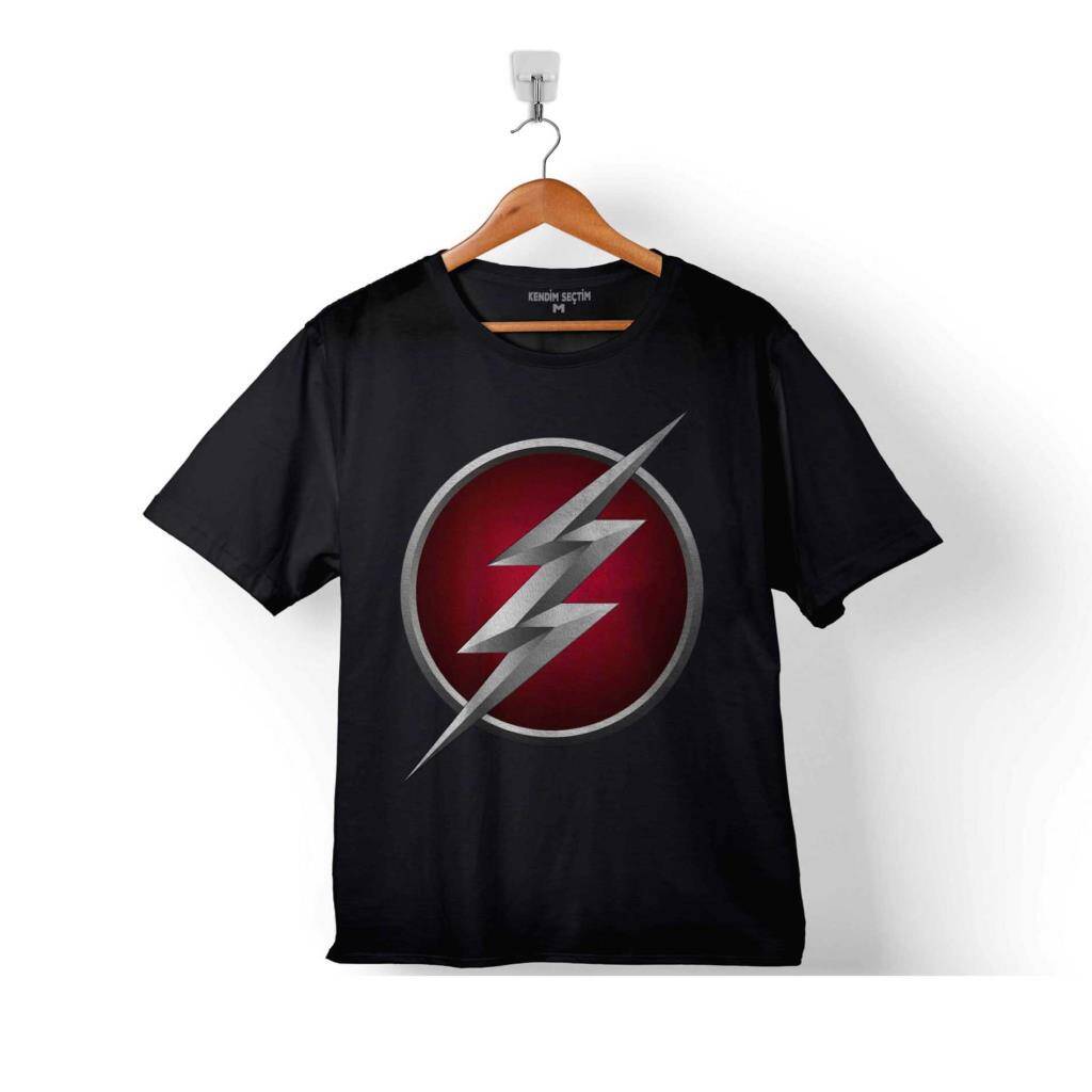 The Flash Logo Çocuk Tişört Siyah