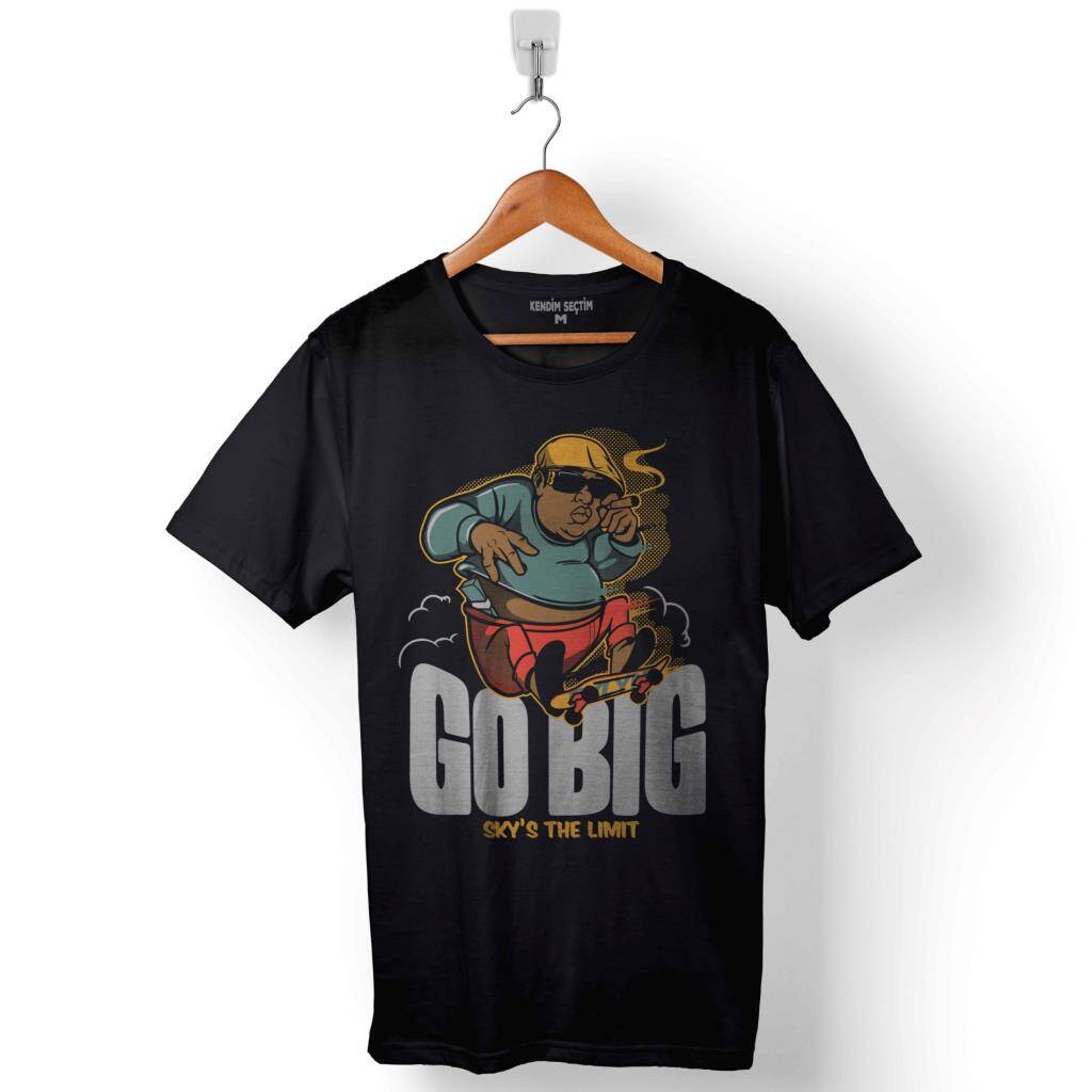 The Notorious Biggie Go Big Sky The Limit Baskılı Tişört Unisex