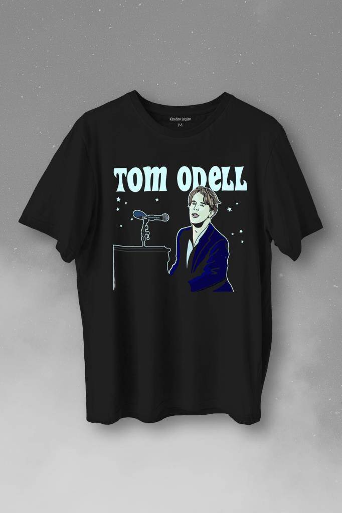 Tom Odell Siluet Baskılı Tişört Unisex