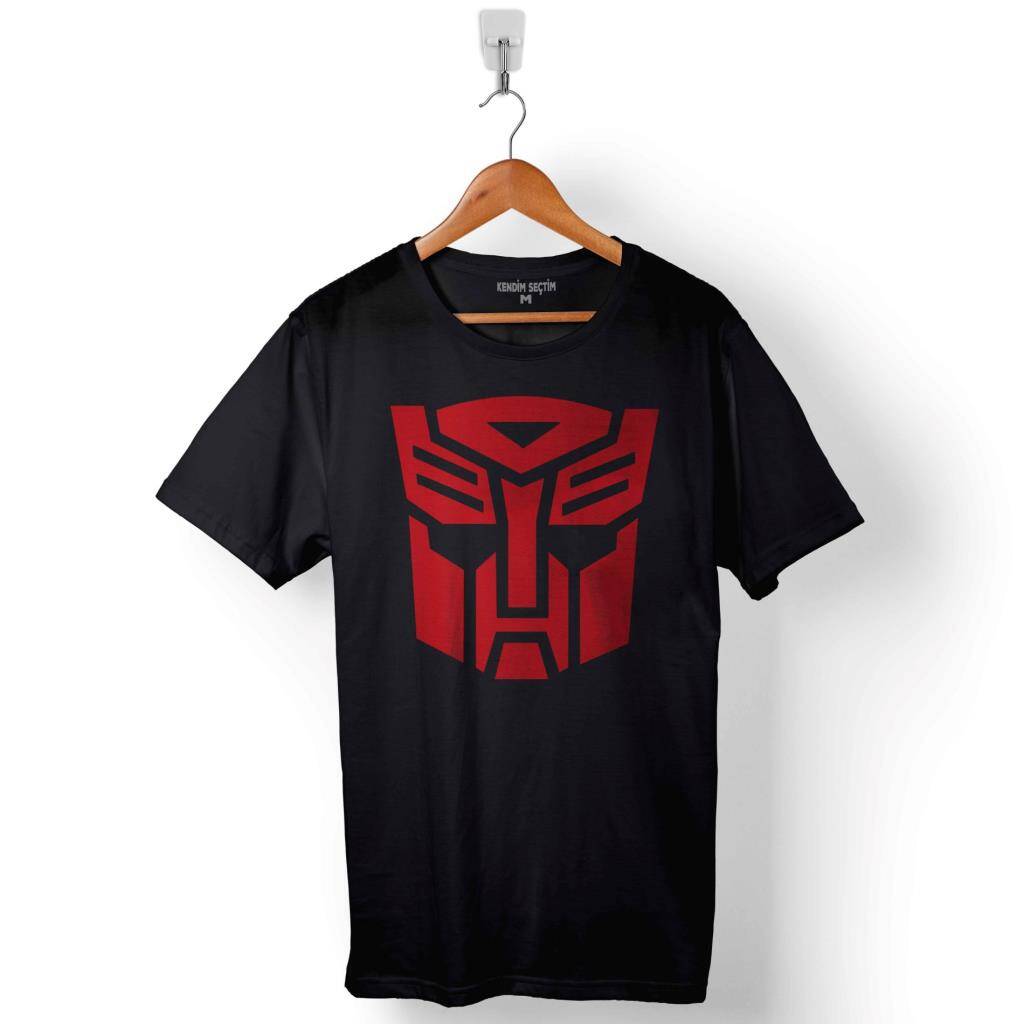 Transformers Logo Baskılı Tişört Unisex