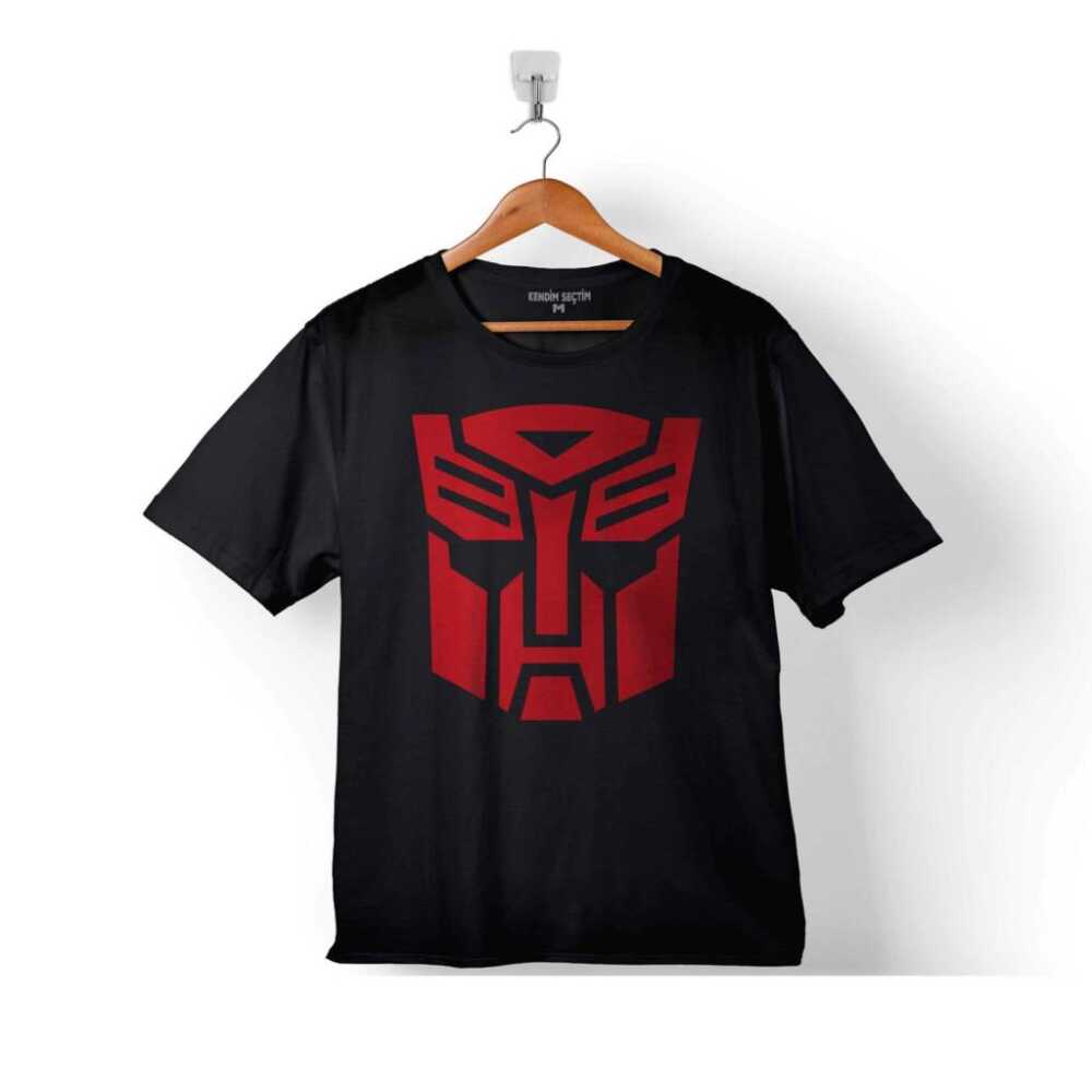 Transformers Logo Çocuk Tişört Siyah