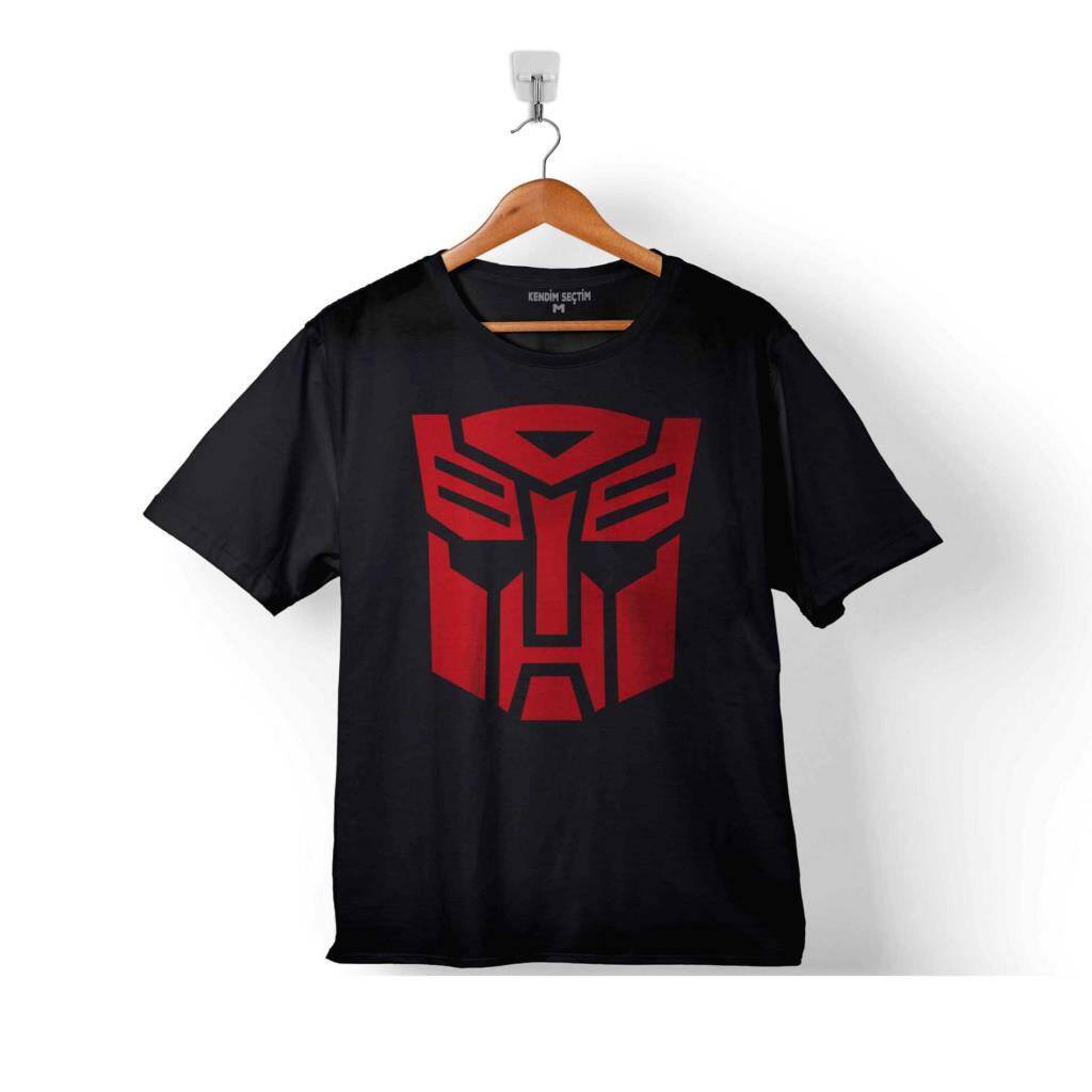 Transformers Logo Çocuk Tişört Siyah