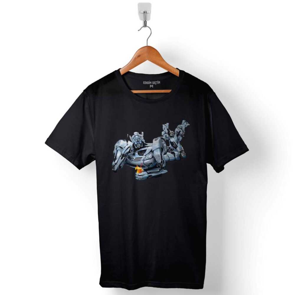 Transformers Optimus Prime Logo Decepticon Baskılı Tişört Unisex