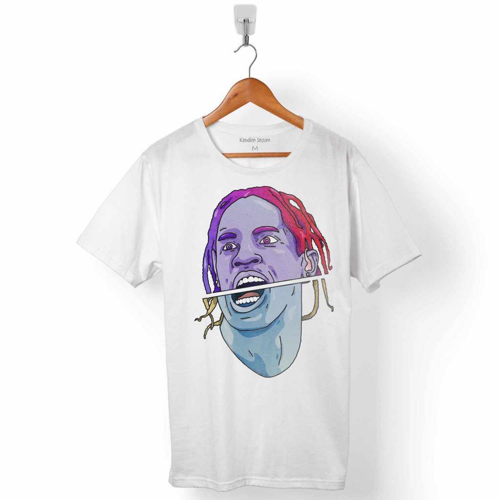 Travis Scott Jacques Webster Pop Art Portre Erkek Tişört