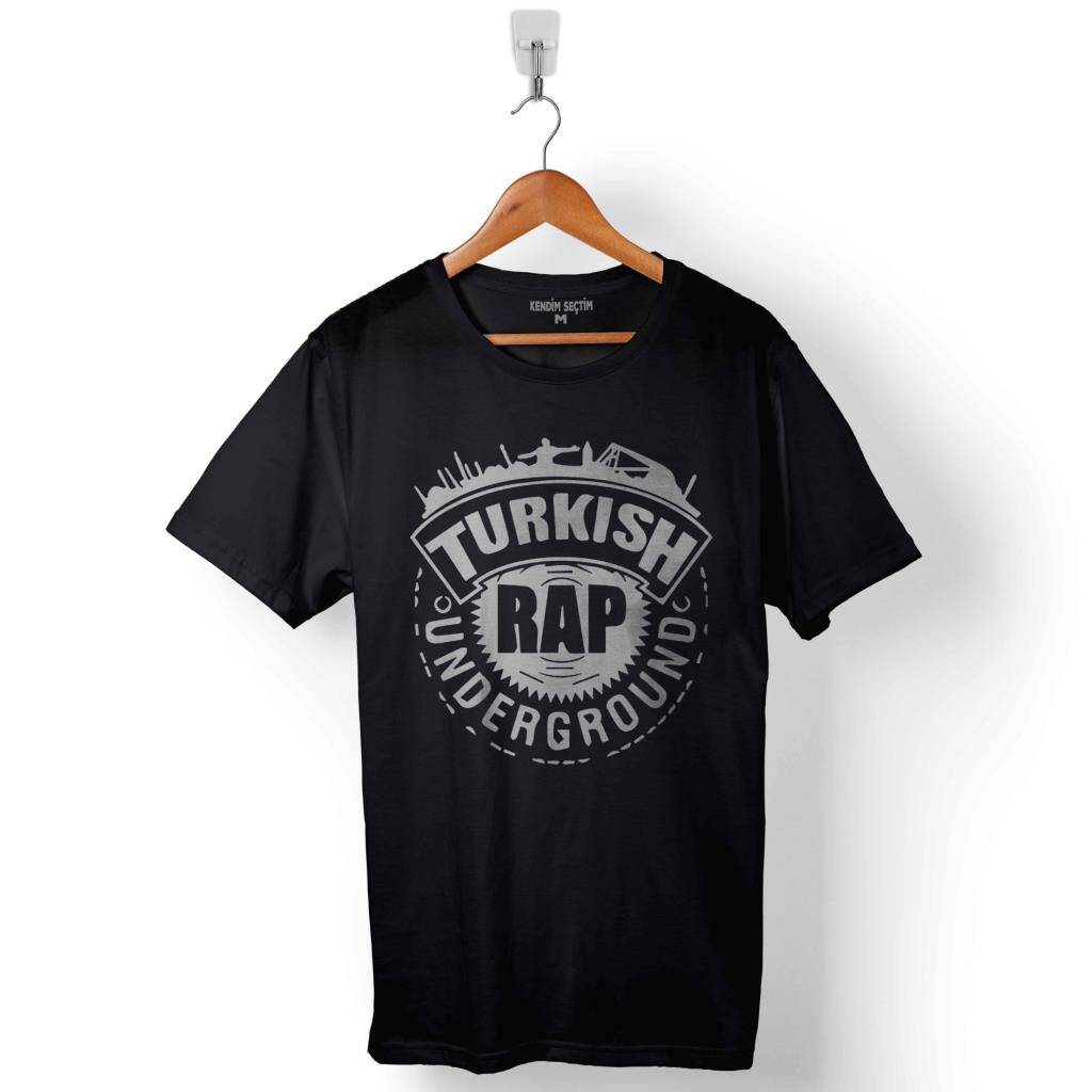 Turkish Rap Underground Türkçe Rap Baskılı Tişört Unisex T-Shirt