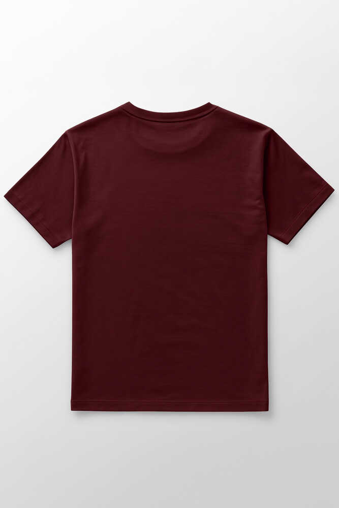 Unisex Bordo T-shirt Regular Fit Opeth Metal Music Minimal Ön Baskılı Tişört - 3