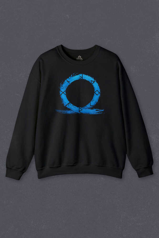 Unisex Sweatshirt God of War Ragnarok Oyun Gamer Baskılı Sweat