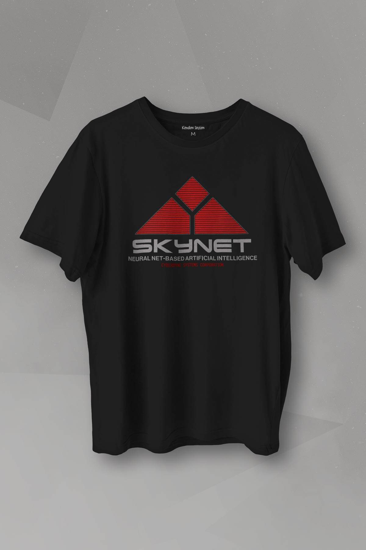 Yapay Zeka Skynet Terminator Artificial Intelligence AI Baskılı Unisex Tişört