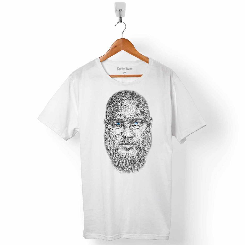 Vikings Ragnar Lothbrok Vikingler Savaşçı Erkek Tişört