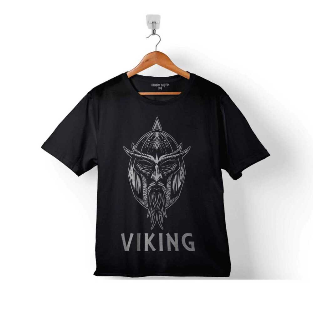 Vikings Skull Head İskandinav Vikingler Çocuk Tişört