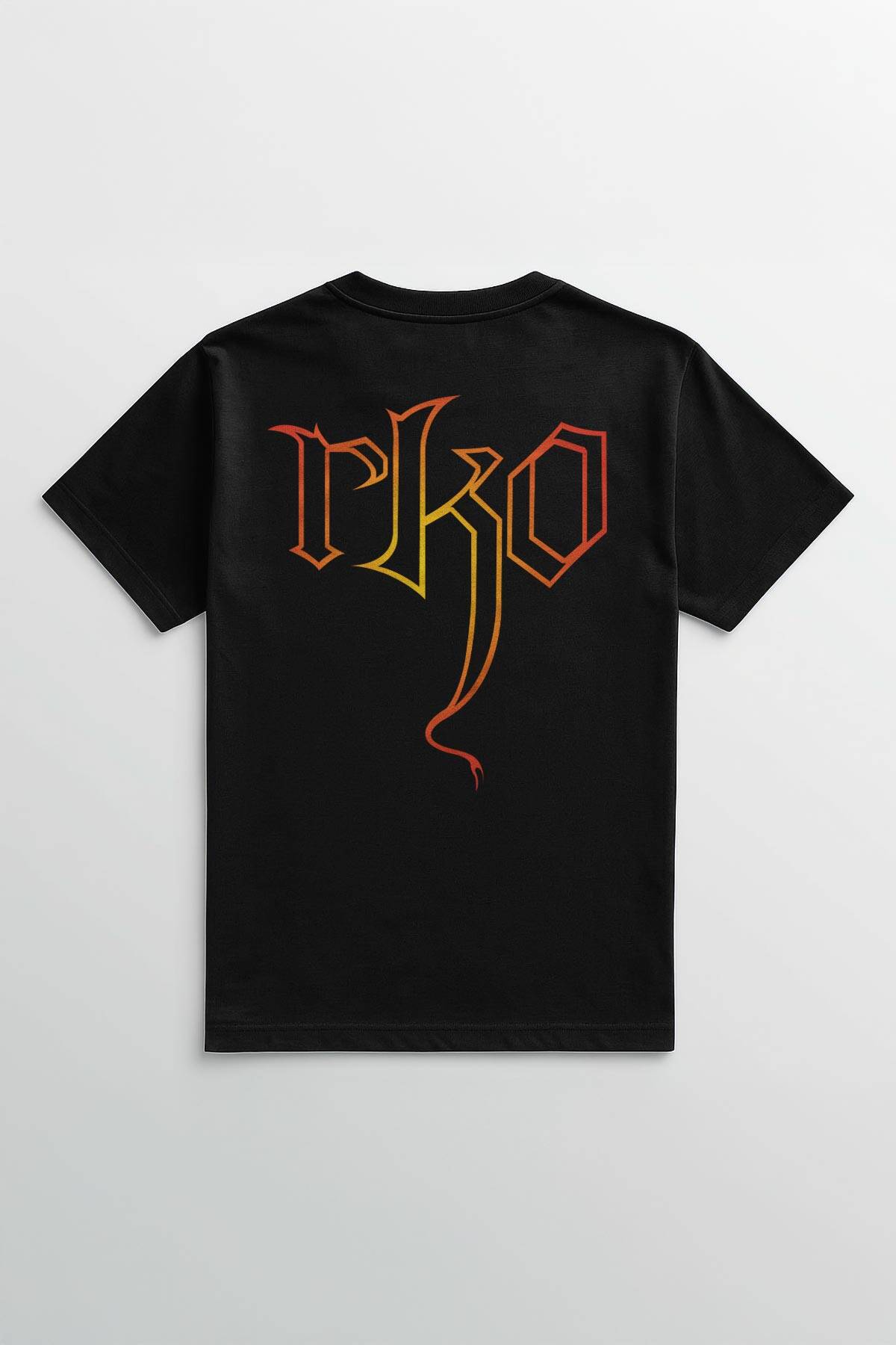 Viper Yılan Baskılı Tişört Randy Orton RKO Wwe Fight Güreş Gym Spor Siyah T-shirt - 3