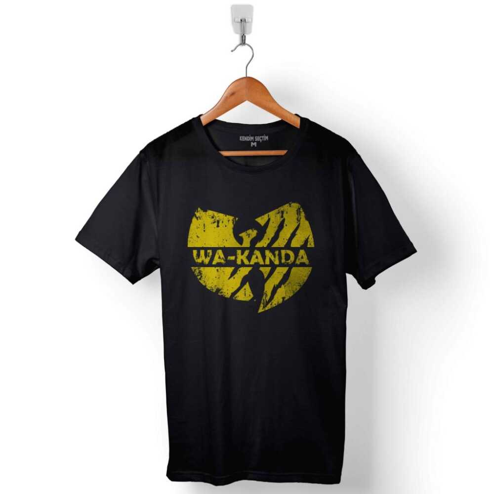Wakanda Forever Black Panther Tiger Sinema Filmi Baskılı Tişört Unisex