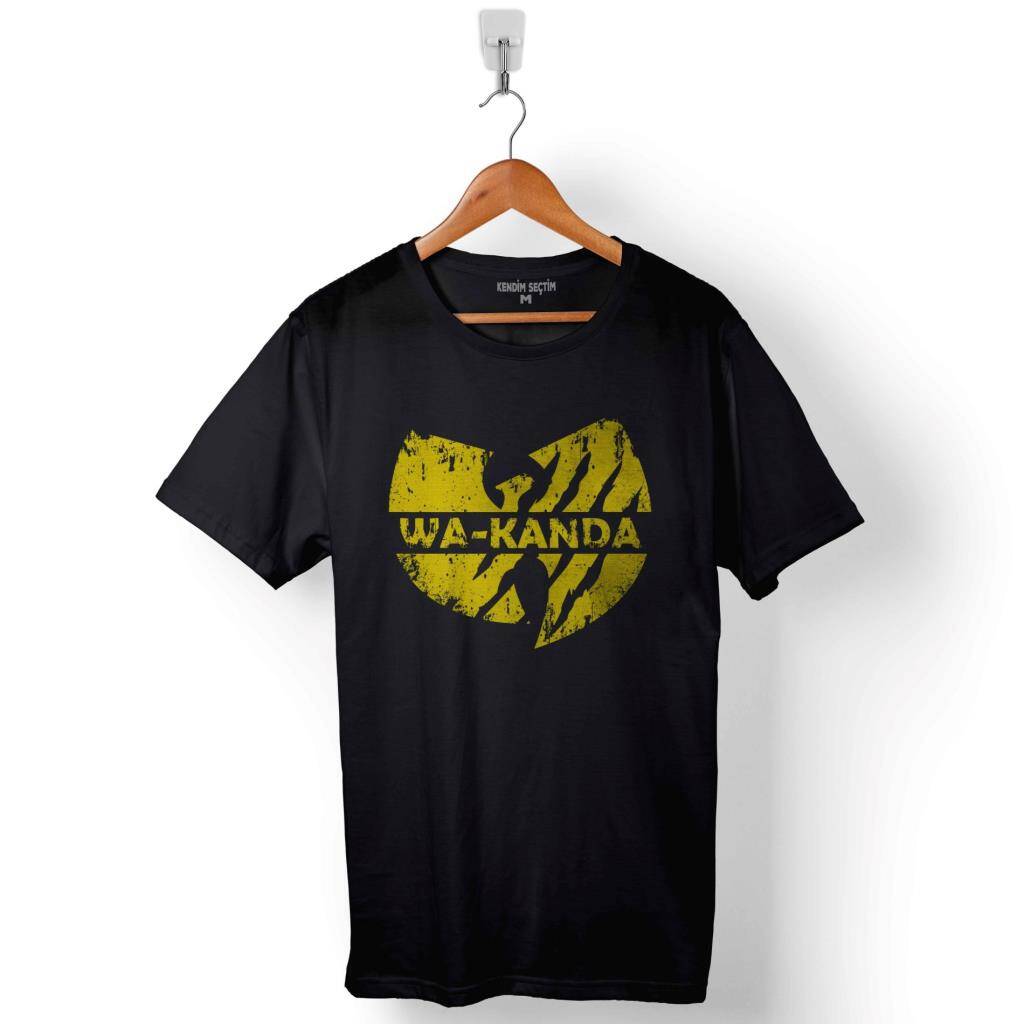 Wakanda Forever Black Panther Tiger Sinema Filmi Baskılı Tişört Unisex