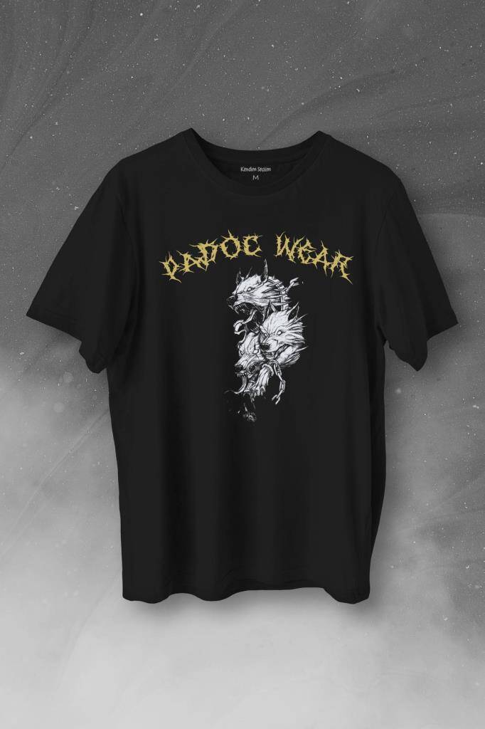 Wolf Padoc Kurt Exclusive Gothic Dark Baskılı Tişört Unisex