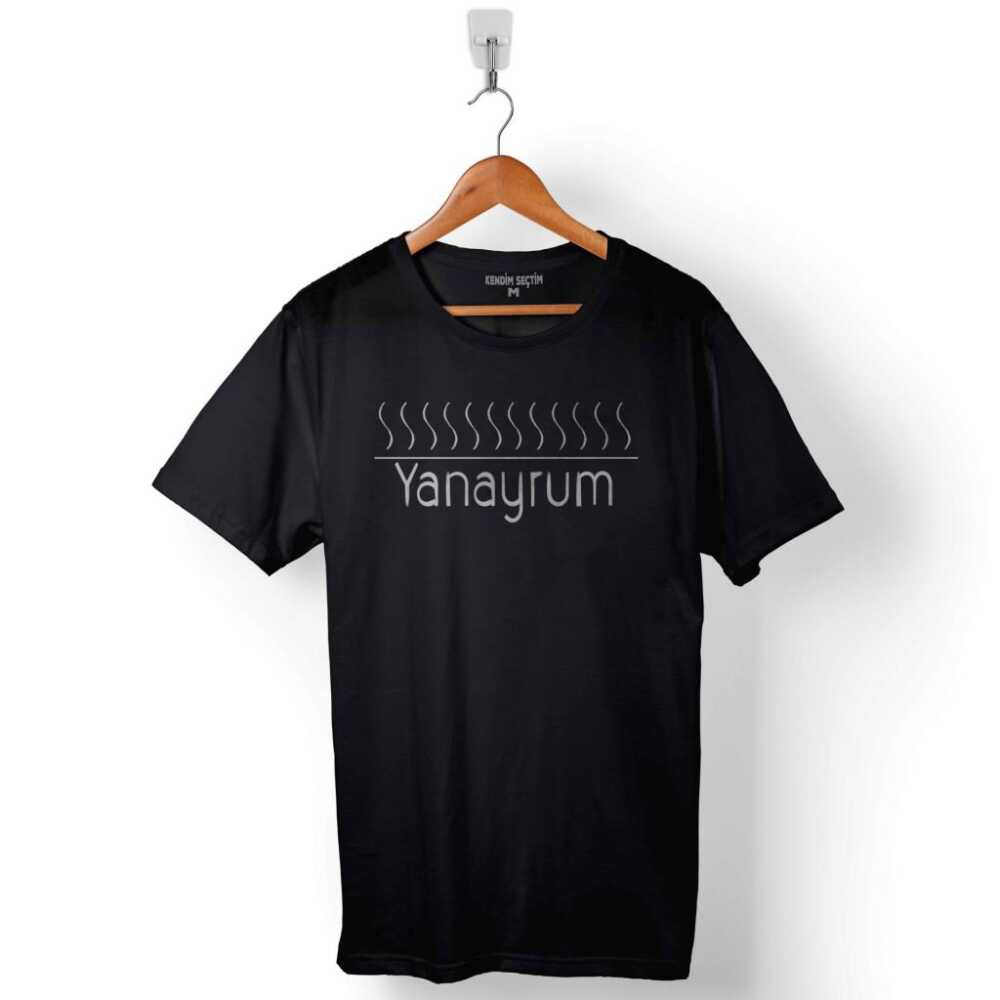 Yanayrum Yanıyorum Yandım Yandum Karadeniz Yaz Sıcak Baskılı Tişört Unisex