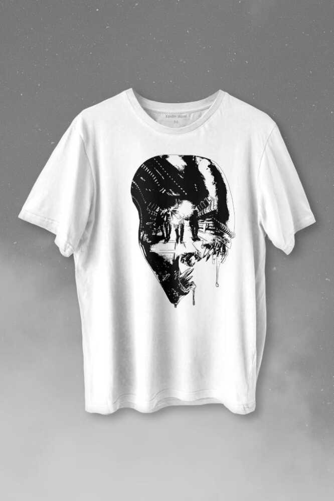 Yaratık Alien Covenant Film Sinema Filmi Baskılı Beyaz Tişört Unisex