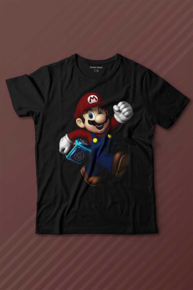 Yeni Süper Mario Bros Baskılı Çocuk Tişört