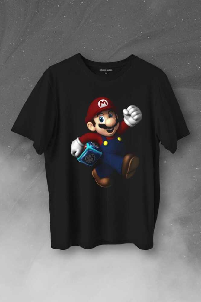 Yeni Süper Mario Bros Baskılı Tişört Unisex