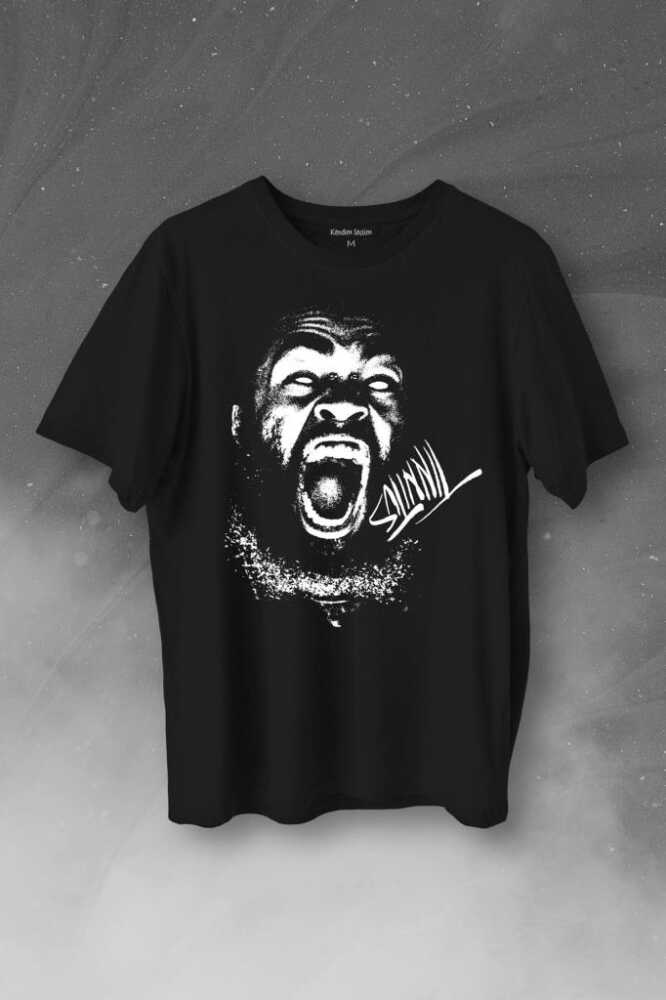 Zeroh Tinnitus Music Albüm Baskılı Tişört Unisex T-Shirt - 1